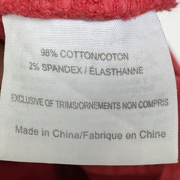 Tory Burch Alexa Cropped Skinny Jeans in Acai Red, size 26 - Picture 7 of 9